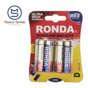 Ronda Ultra Plus Alkaline D Battery Pack Of 2